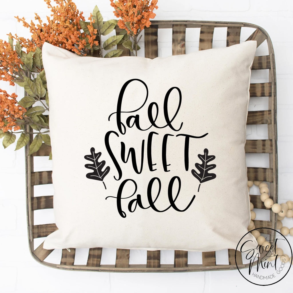 Fall Sweet Script Pillow Cover - / Autumn 16X16