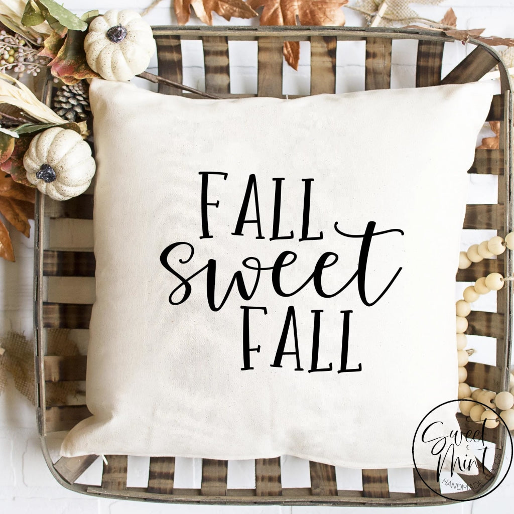 Fall Sweet Tall Letters Pillow Cover - / Autumn 16X16