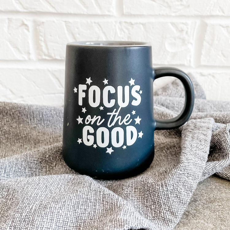 Focus on the Good Specialty Mug - Black