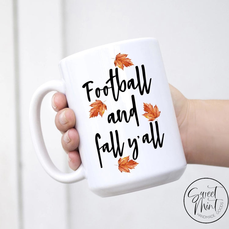 Football And Fall Yall Mug - / Autumn