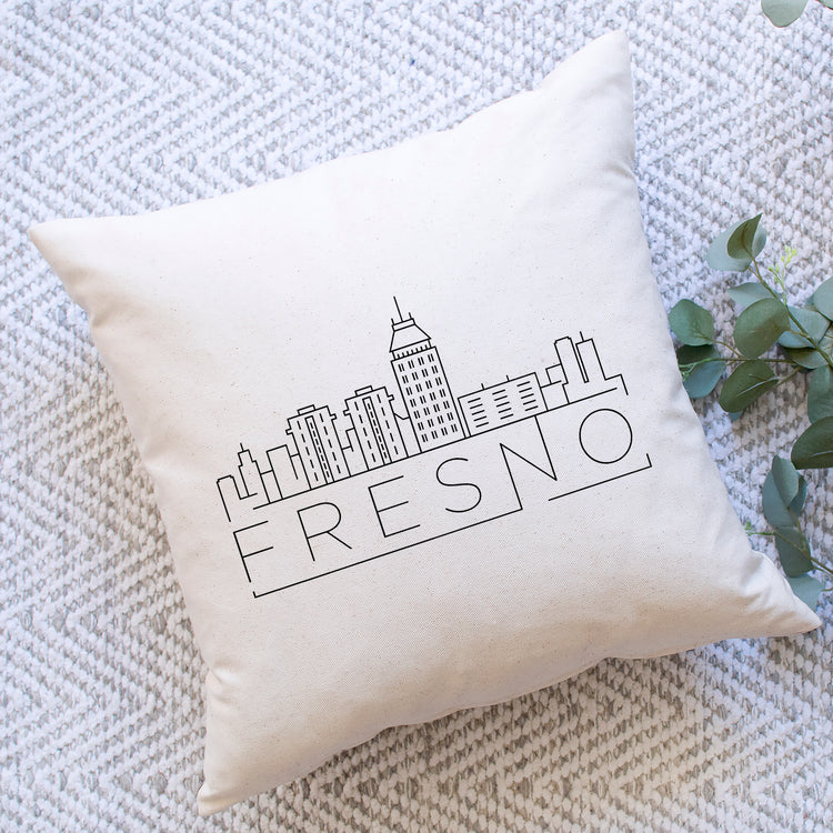Fresno Skyline Pillow Cover