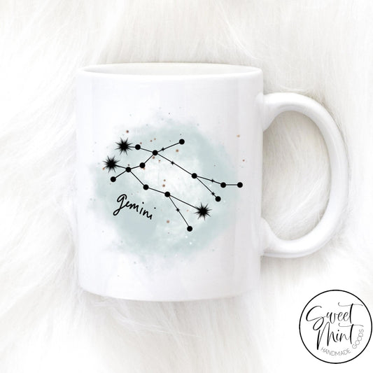 Gemini Zodiac Mug - Light Blue