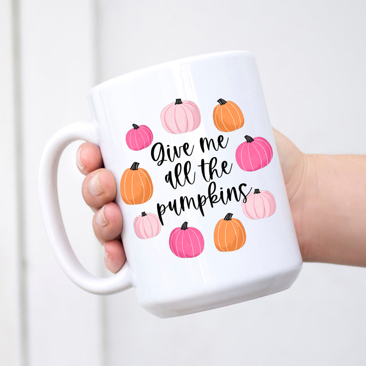 Give me all the Pumpkins Mug