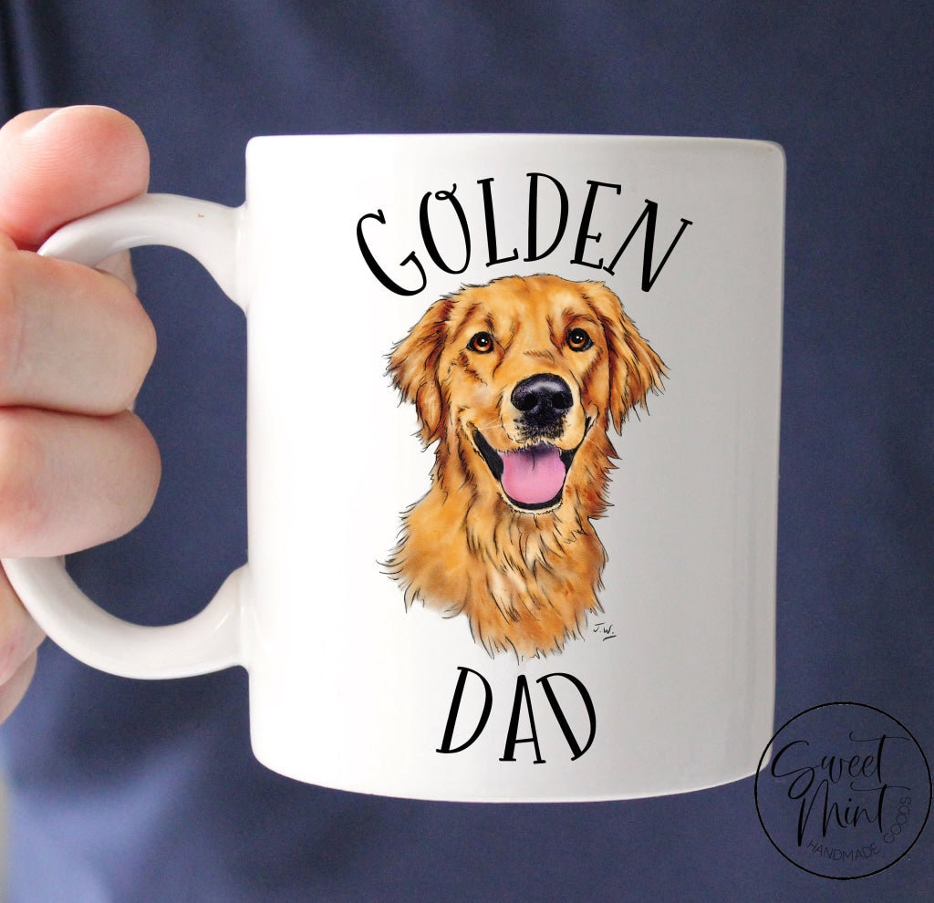Golden Dad Mug - Retriever