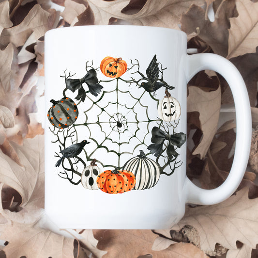Halloween Spider Web Mug