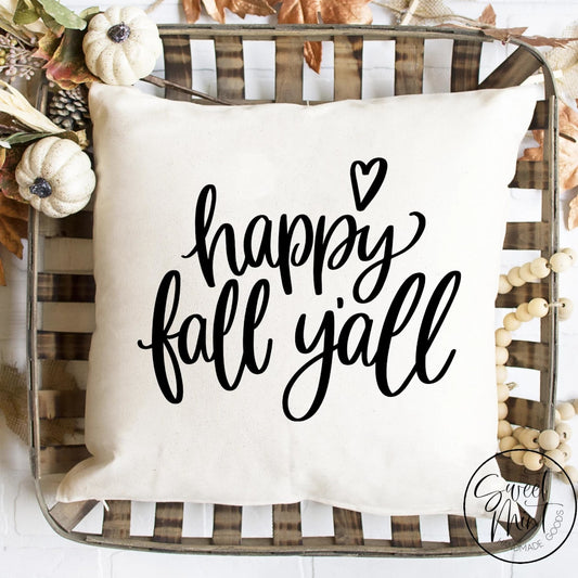 Happy Fall Yall Pillow Cover - / Autumn 16X16