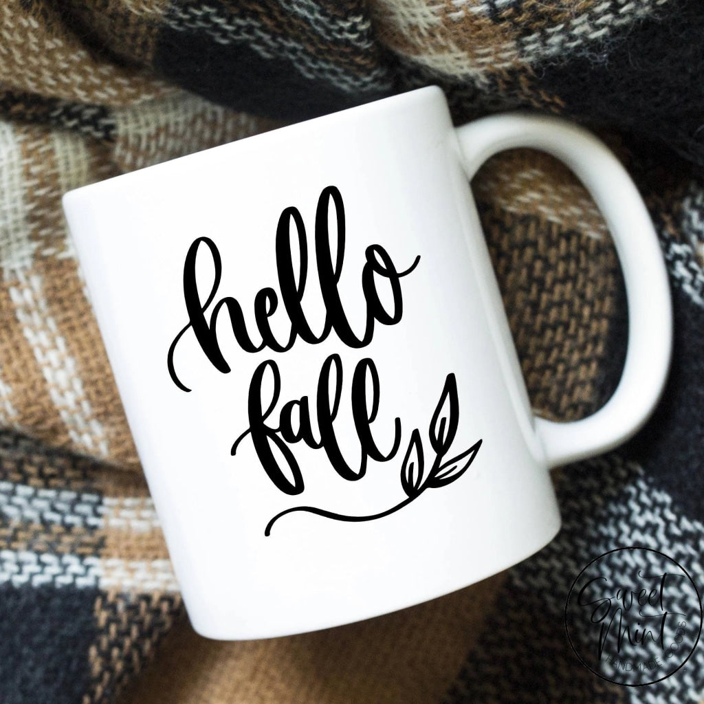 Hello Fall Mug - Autumn
