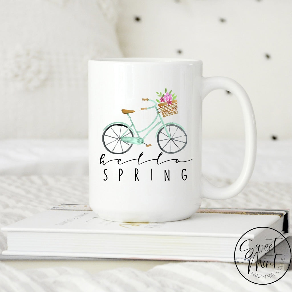 Hello Spring Bike Mug