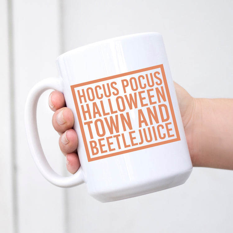 Hocus Pocus Halloweentown and Beetlejuice Mug