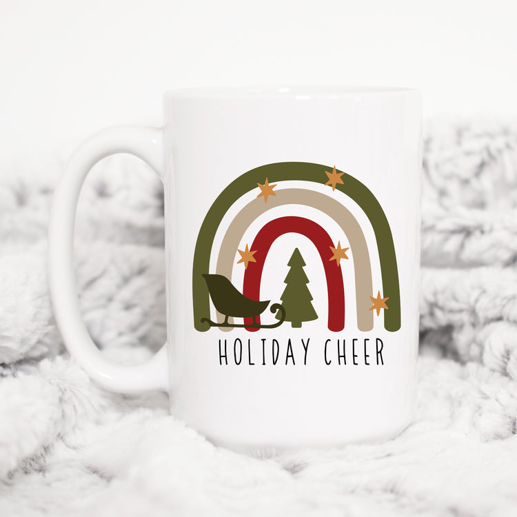Holiday Cheer Rainbow Mug