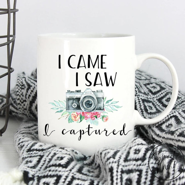 I Came Saw Captured Mug - Photographer / Camera