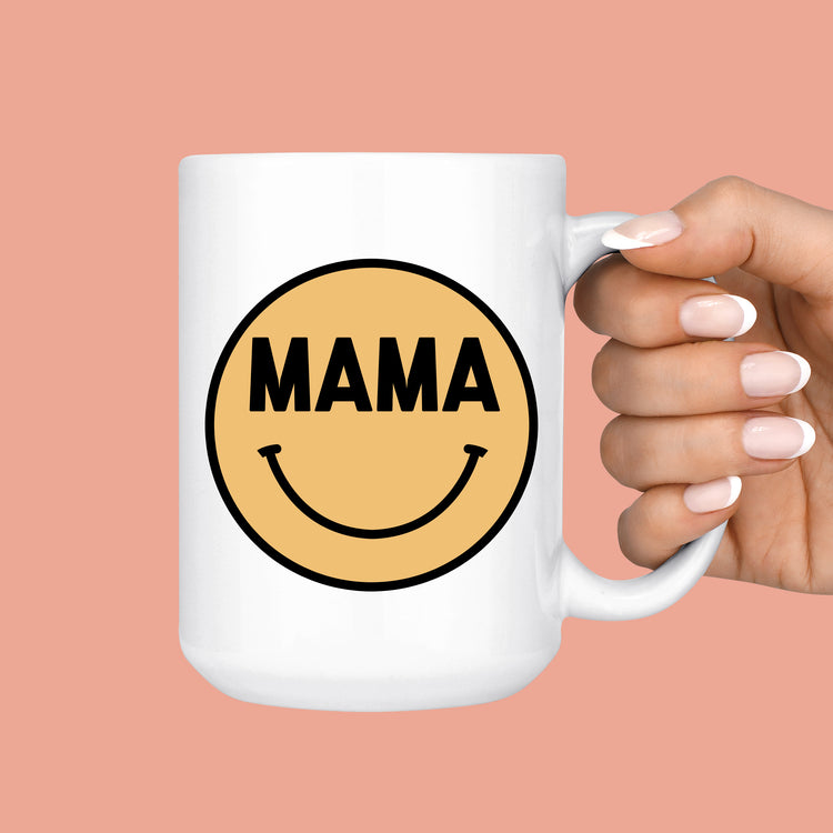 Mama Smiley Face Mug