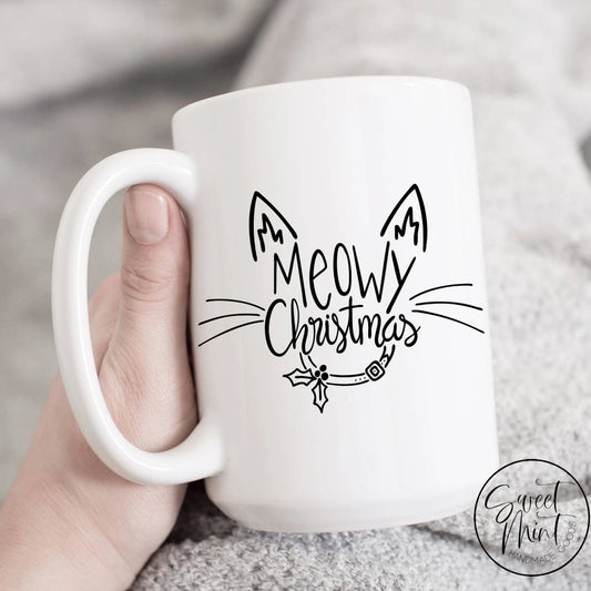 Meowy Christmas Mug - Cat