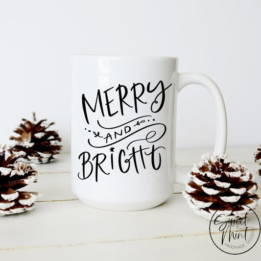Merry And Bright Christmas Mug