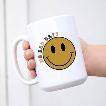 No Bad Days Smiley Mug