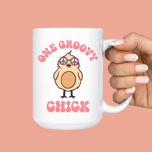 One Groovy Chick Easter Mug Mug