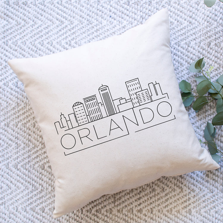 Orlando Skyline Pillow Cover
