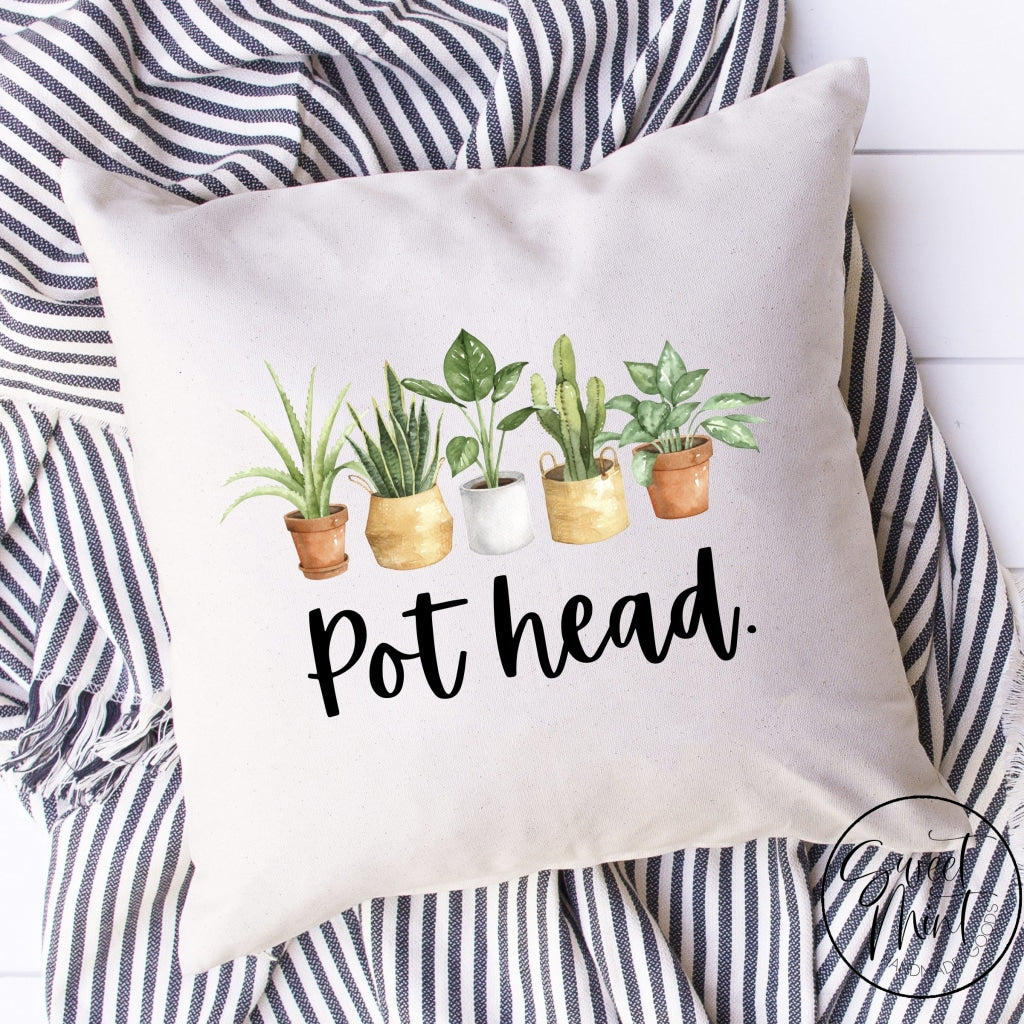 Pot Head Pillow Cover - 16X16