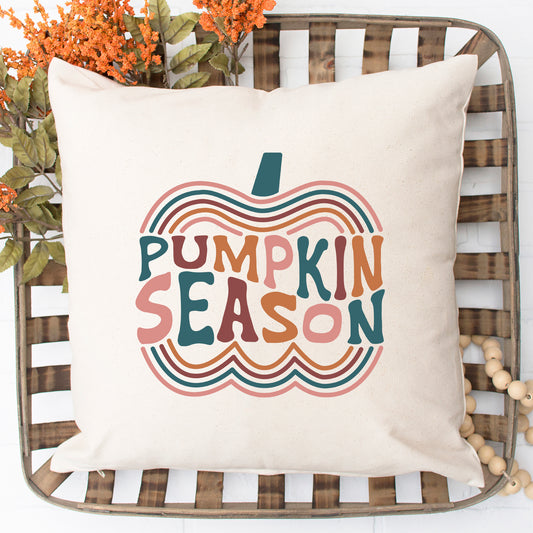 Pumpkin Season Pillow Cover - 16x16"