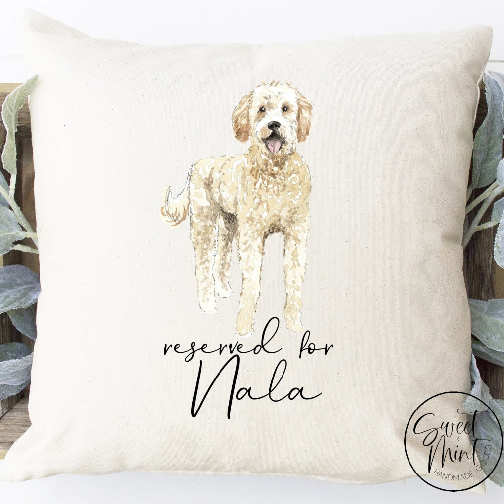 Reserved For Dog Pillow - 16X16 Cover