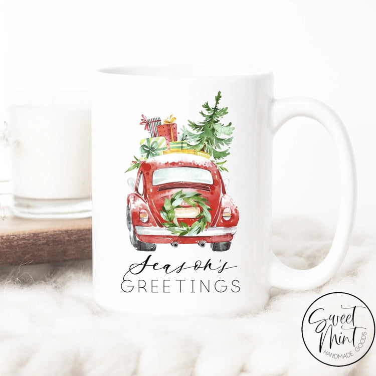 Seasons Greetings Beetle Mug