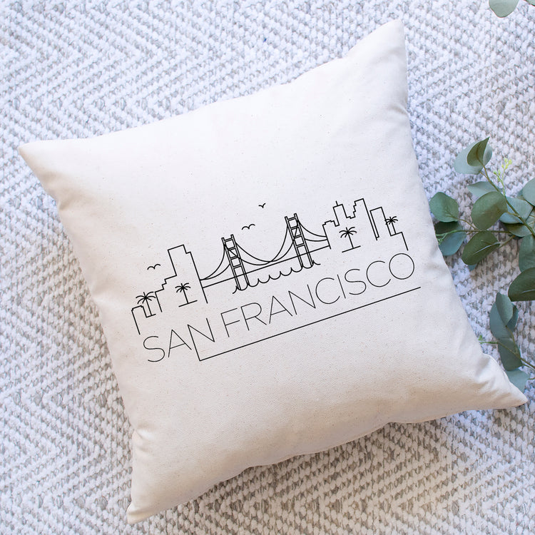 San Francisco Skyline Pillow Cover