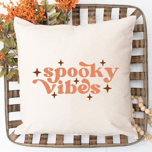 Spooky Vibes Pillow Cover - 16x16"