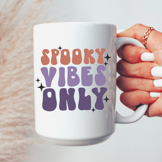 Spooky vibes Only Color Mug
