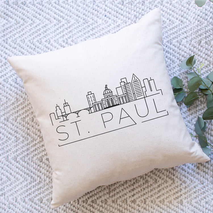 St. Paul Skyline Pillow Cover