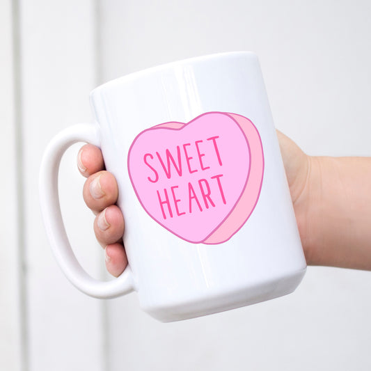 Sweet Heart Conversation Heart Valentine's Day Mug