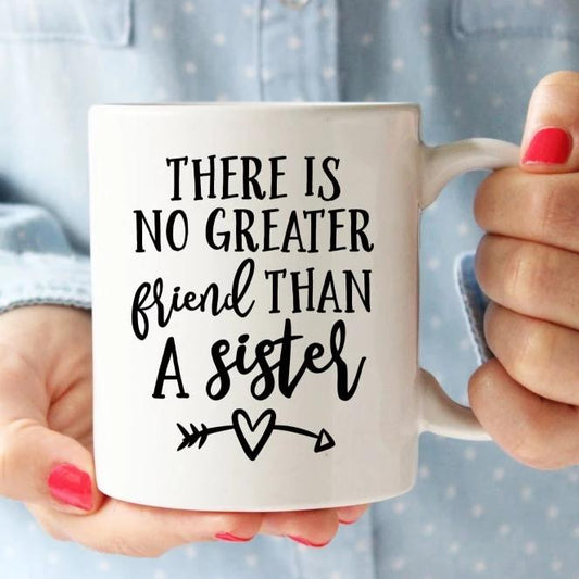 There Is No Greater Friend Than A Sister Mug