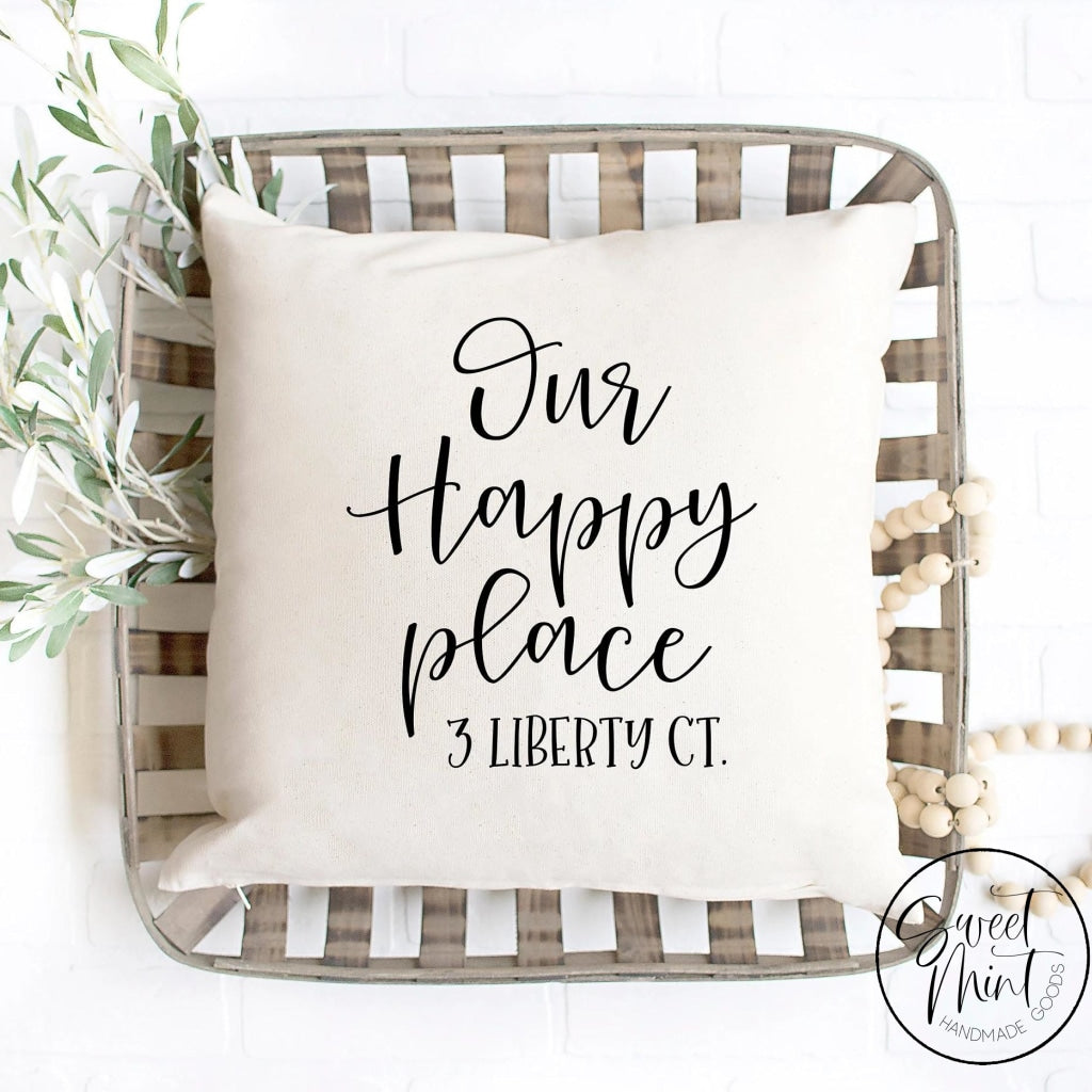 This Is Our Happy Place Pillow Cover - 16X16