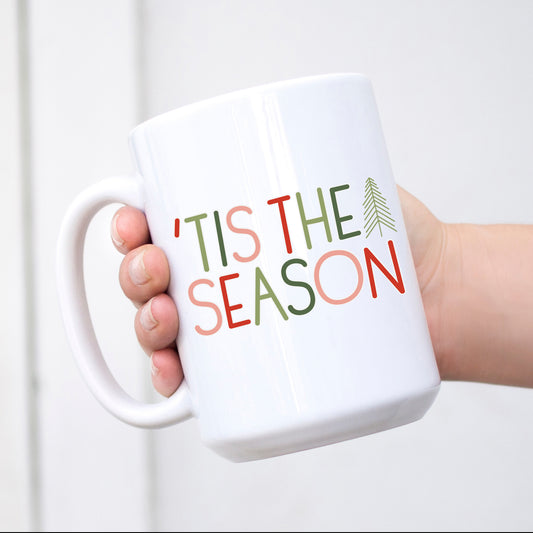 Tis the Season Colorful Mug