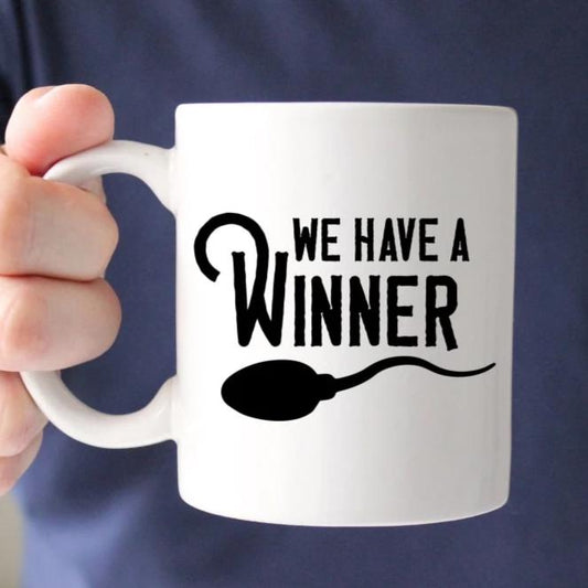 We Have A Winner Mug Pregnancy Announcement