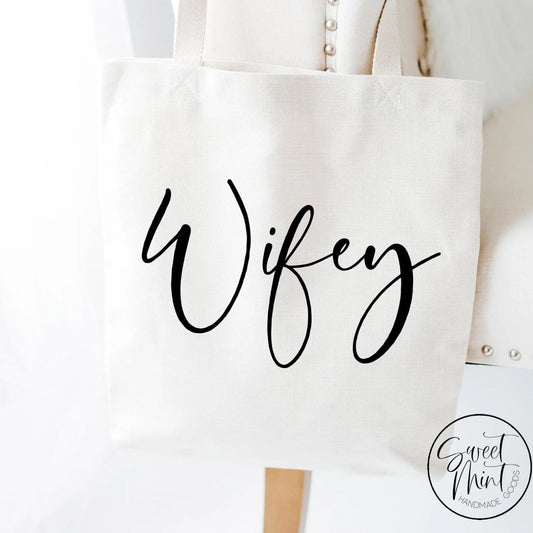 Wifey Tote Bag - Honeymoon / Wedding
