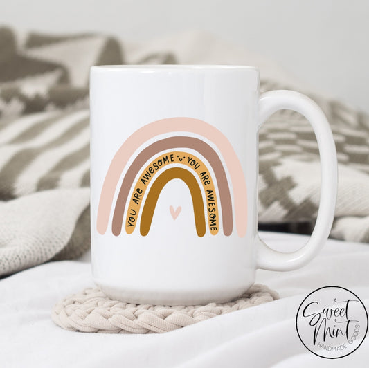 You Are Awesome Rainbow Mug